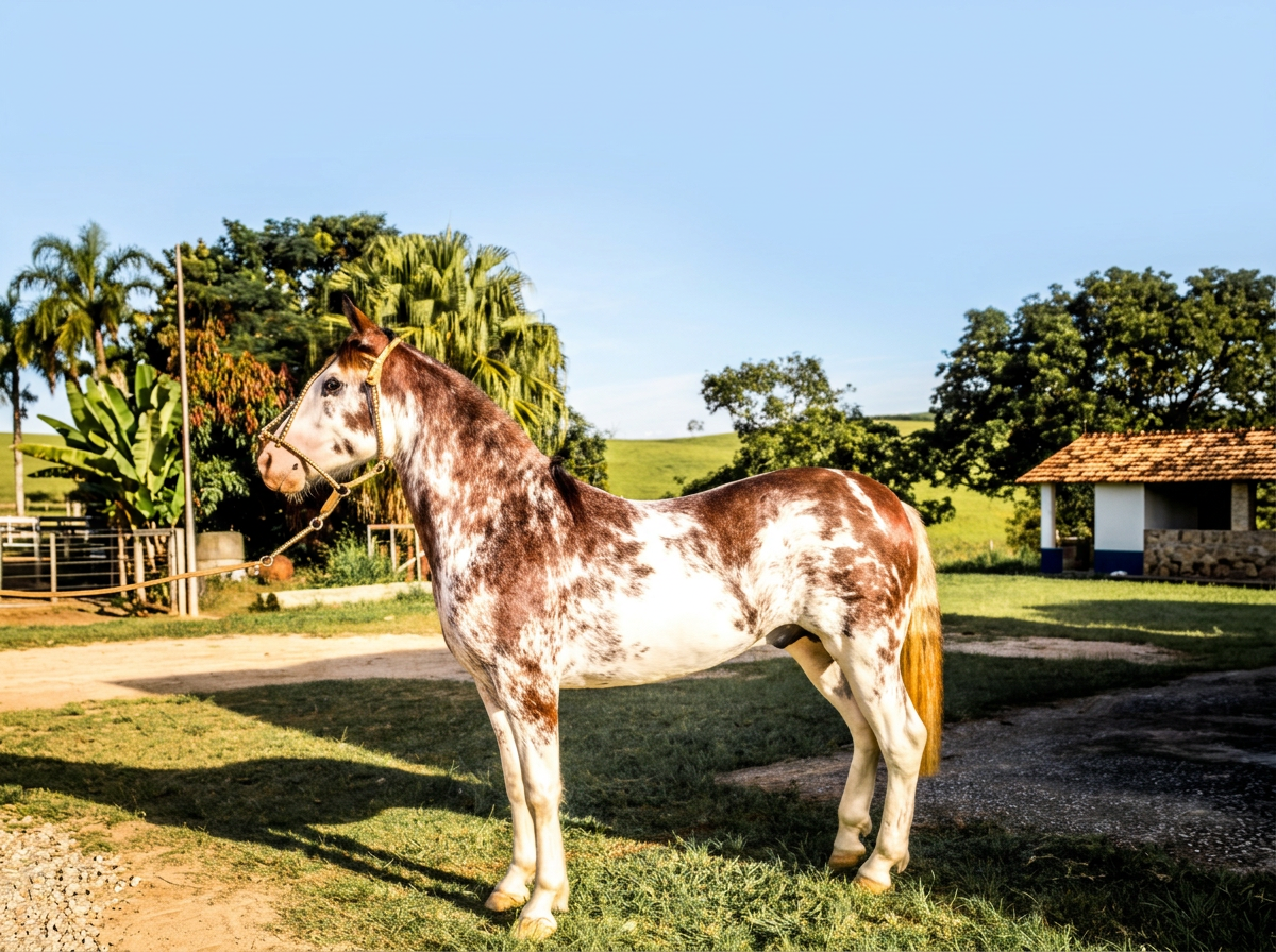 Cavalo Crioulo da Cabanha Herança Gaúcha em exposição